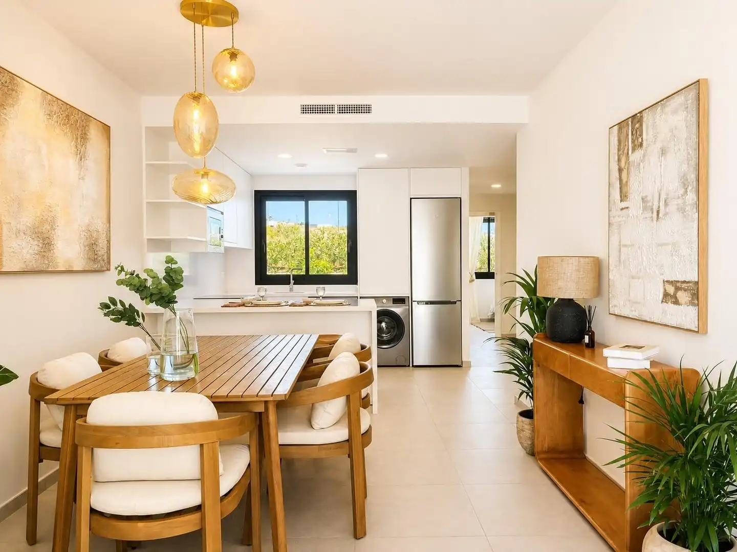 Cocina de Casa adosada en venta en Murcia con Aire acondicionado, Calefacción y Jardín privado