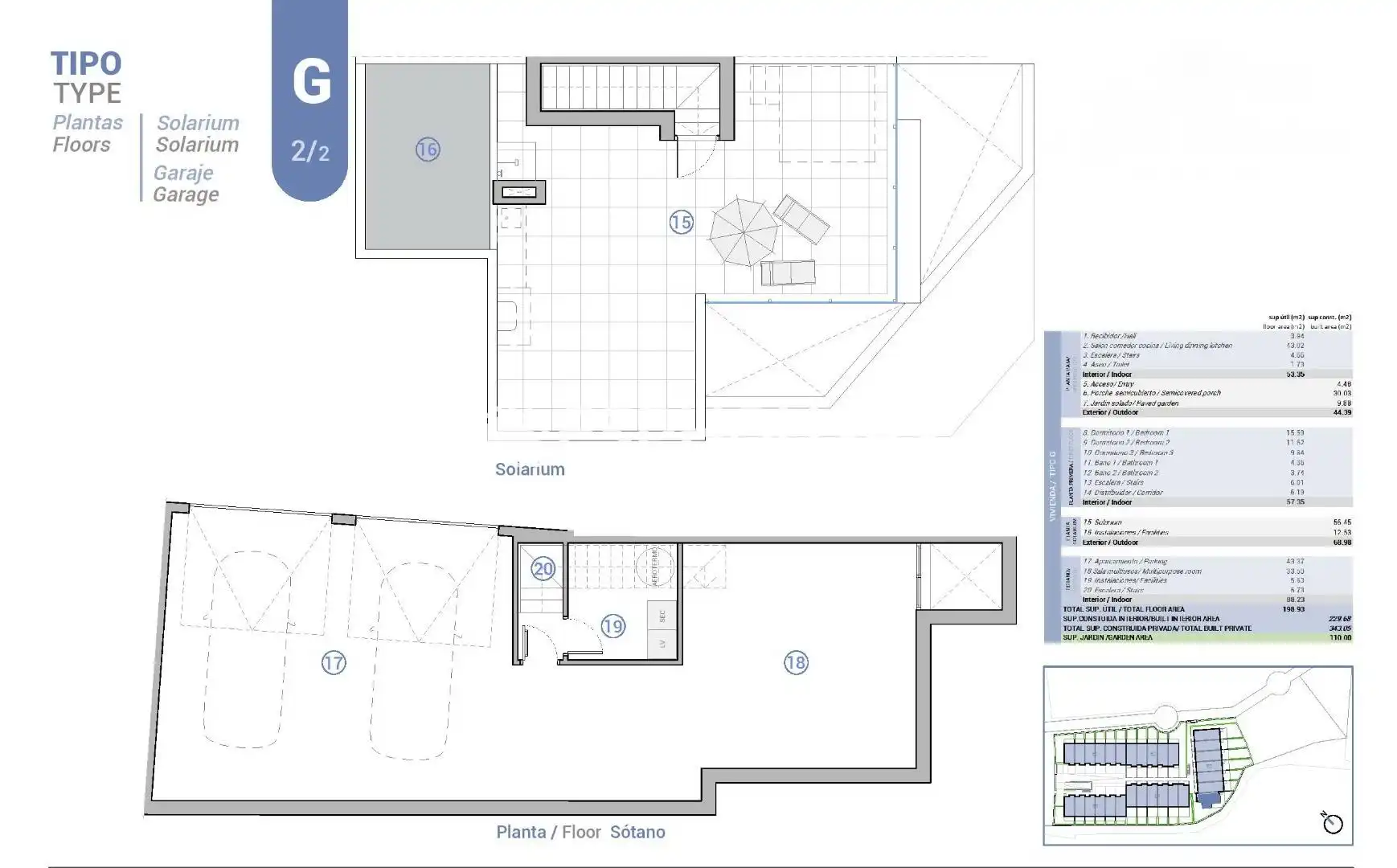 Bungalow con terraza en venta en Pueblo Español - Coveta Fumá, imagen 12