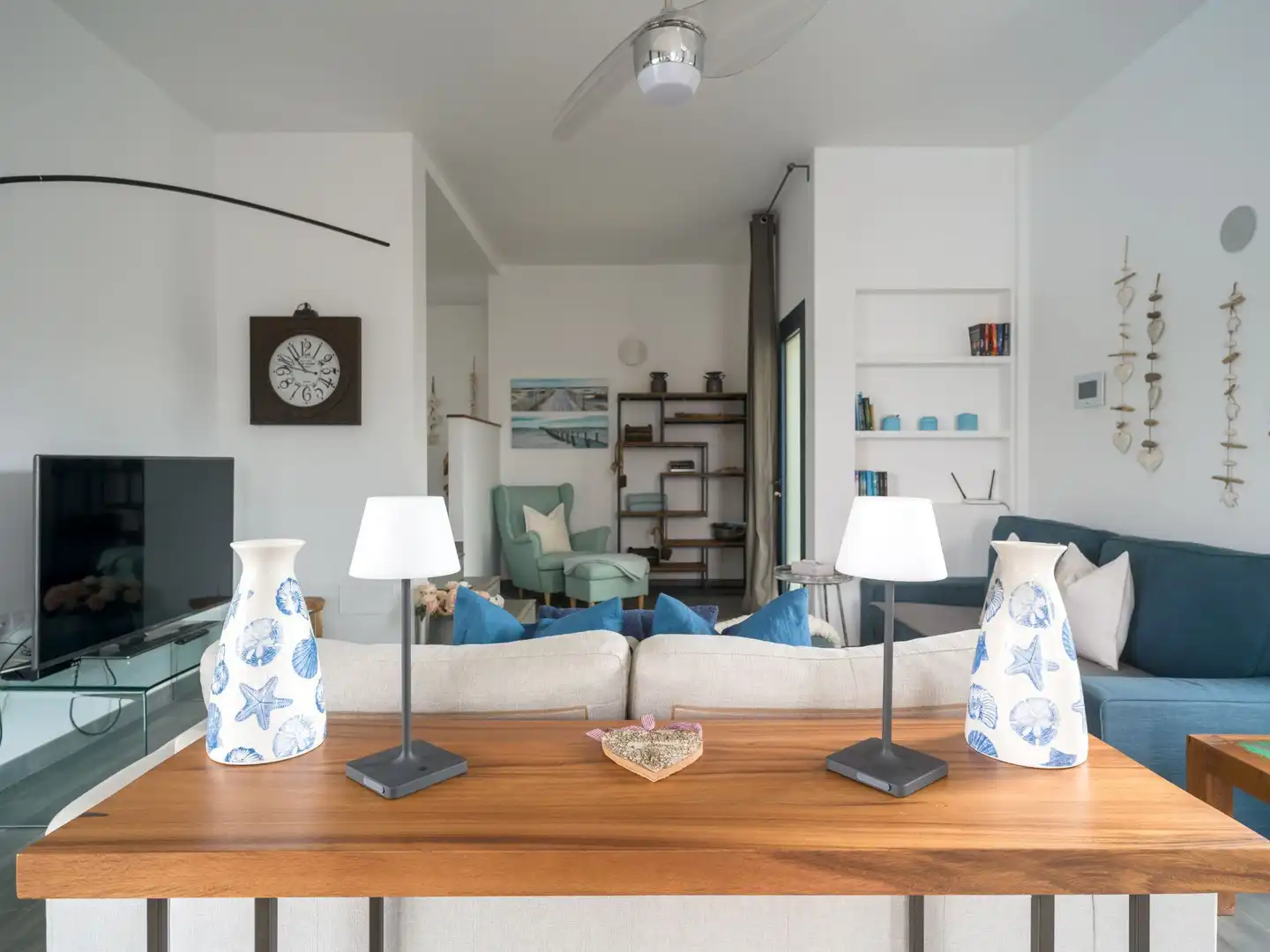 Sala de estar de Casa o chalet en venta en La Oliva con Jardín privado, Terraza y Trastero
