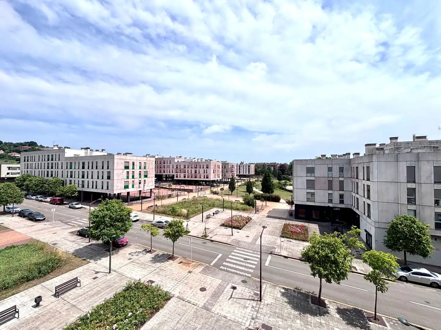 Exterior view of Flat for sale in Gijón   with Heating, Private garden and Parquet flooring
