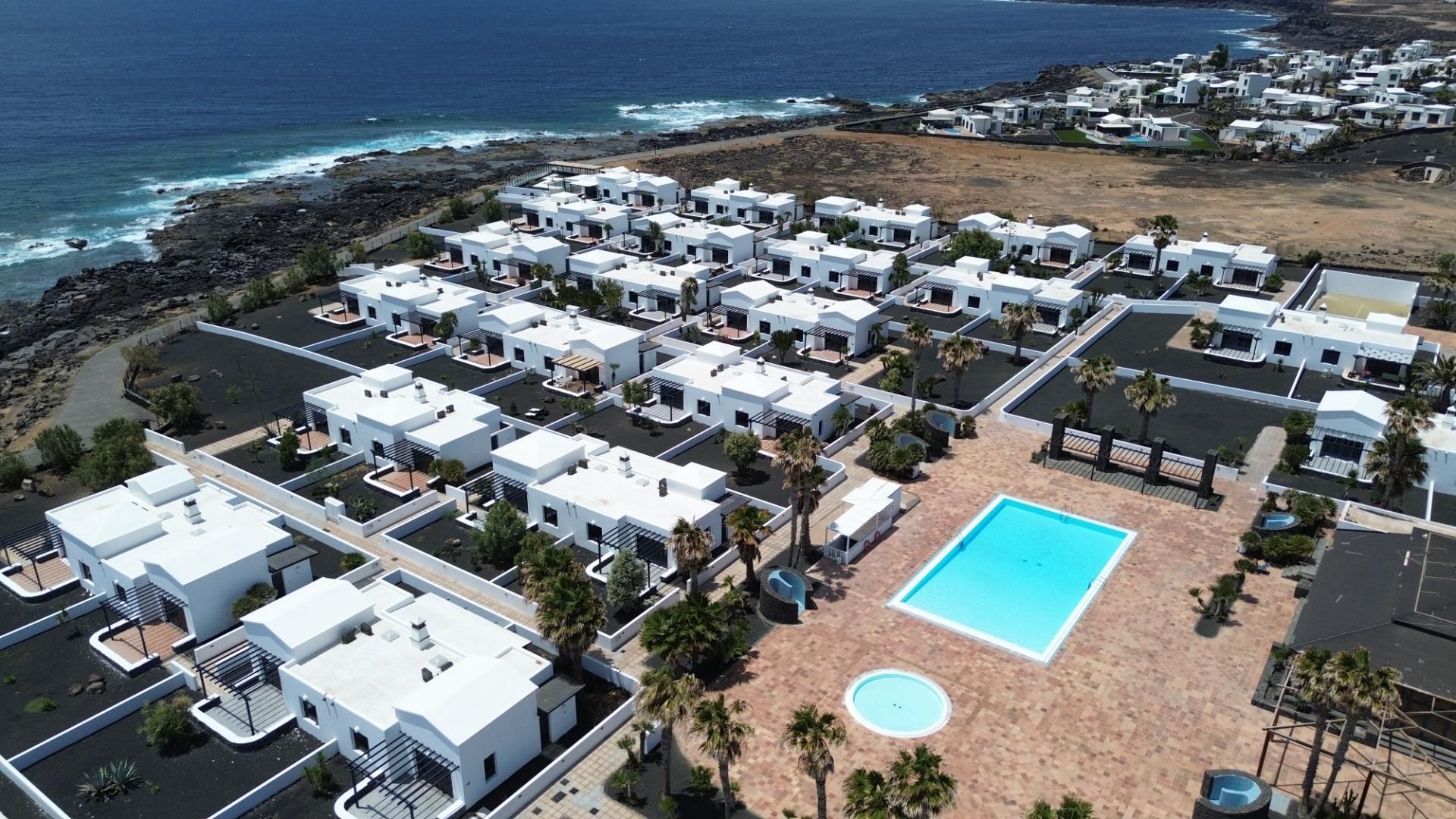 Vista exterior de Casa adosada en venta en Yaiza con Aire acondicionado, Jardín privado y Terraza