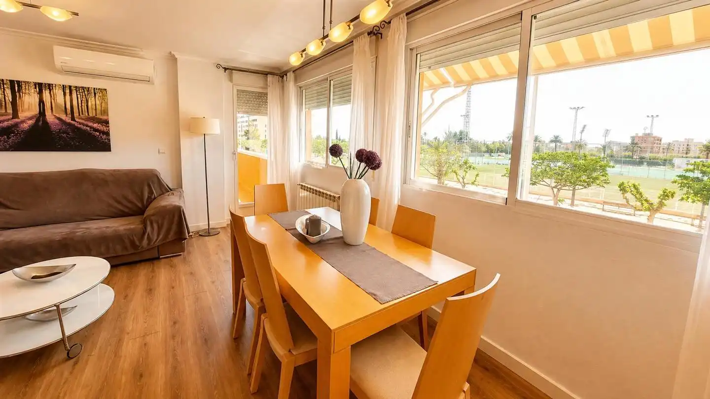 Esszimmer von Wohnung zum Verkauf in Elche / Elx mit Klimaanlage, Balkon und Gemeinschaftspool