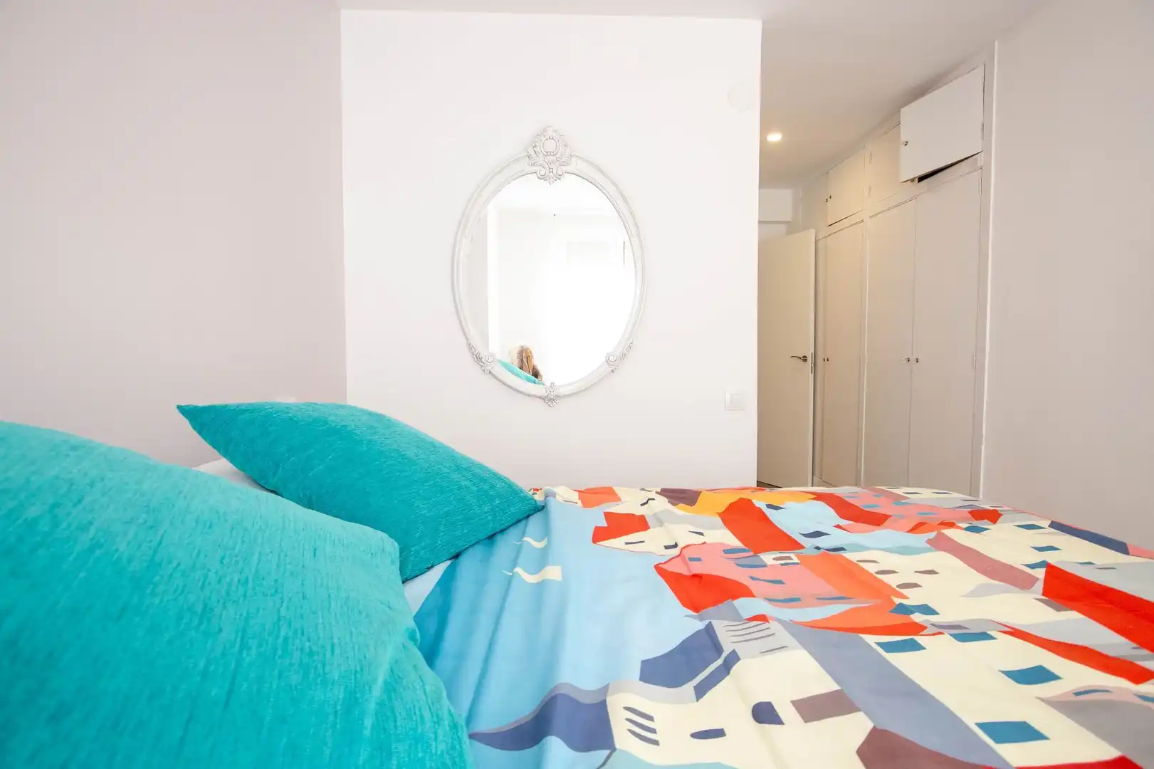 Schlafzimmer von Wohnung zum Verkauf in Estella / Lizarra mit Heizung, Terrasse und Möbliert