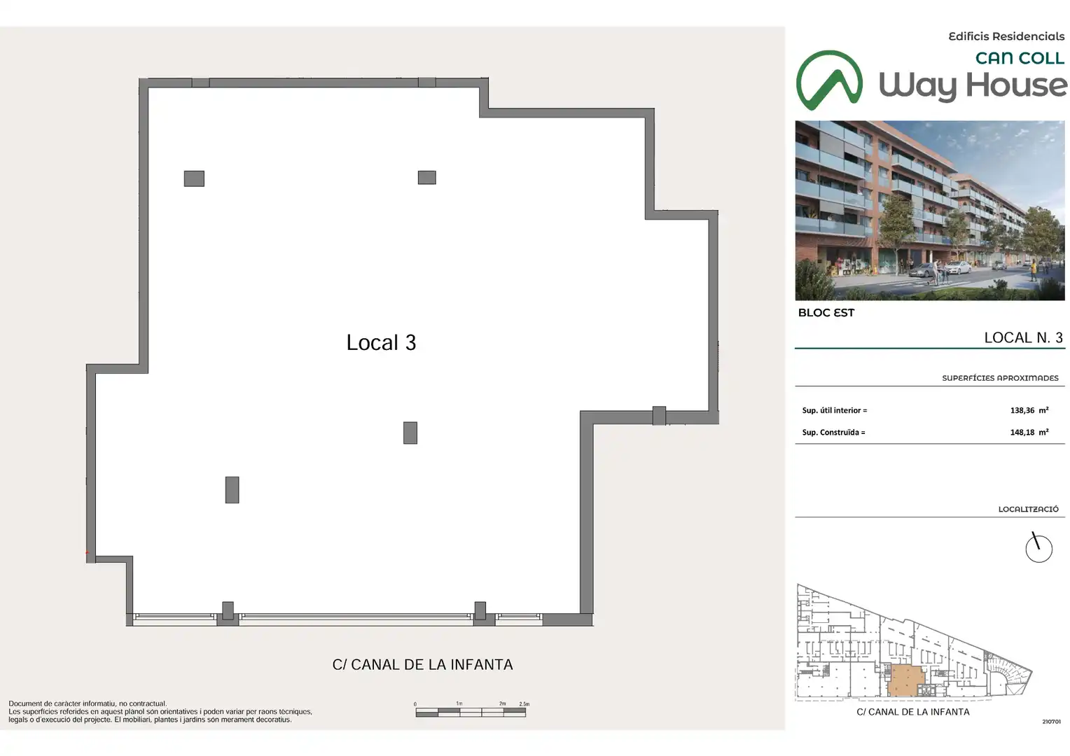Gewerbefläche zum Verkauf in Carrer del Canal de la Infanta 44