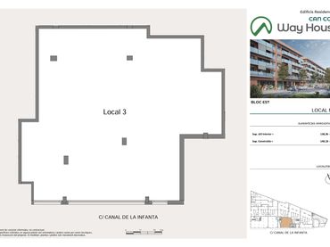 Local comercial en venda a Carrer del Canal de la Infanta 44