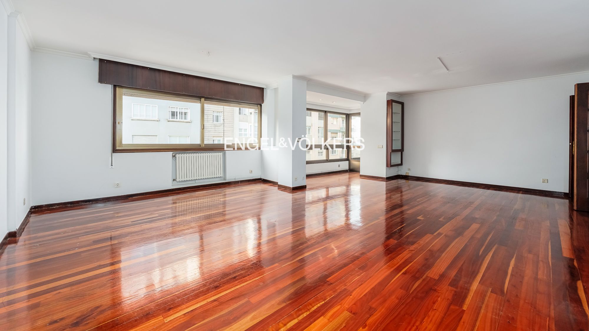 Sala de estar de Apartamento en venta en Vigo  con Calefacción, Parquet y Terraza