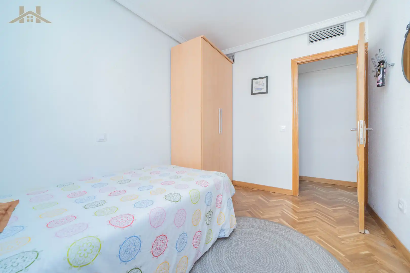 Bedroom of Flat for sale in Leganés  with Heating, Parquet flooring and Furnished