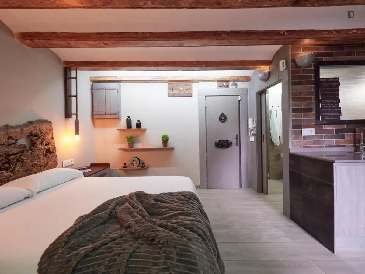 Estudio de alquiler en El Raval