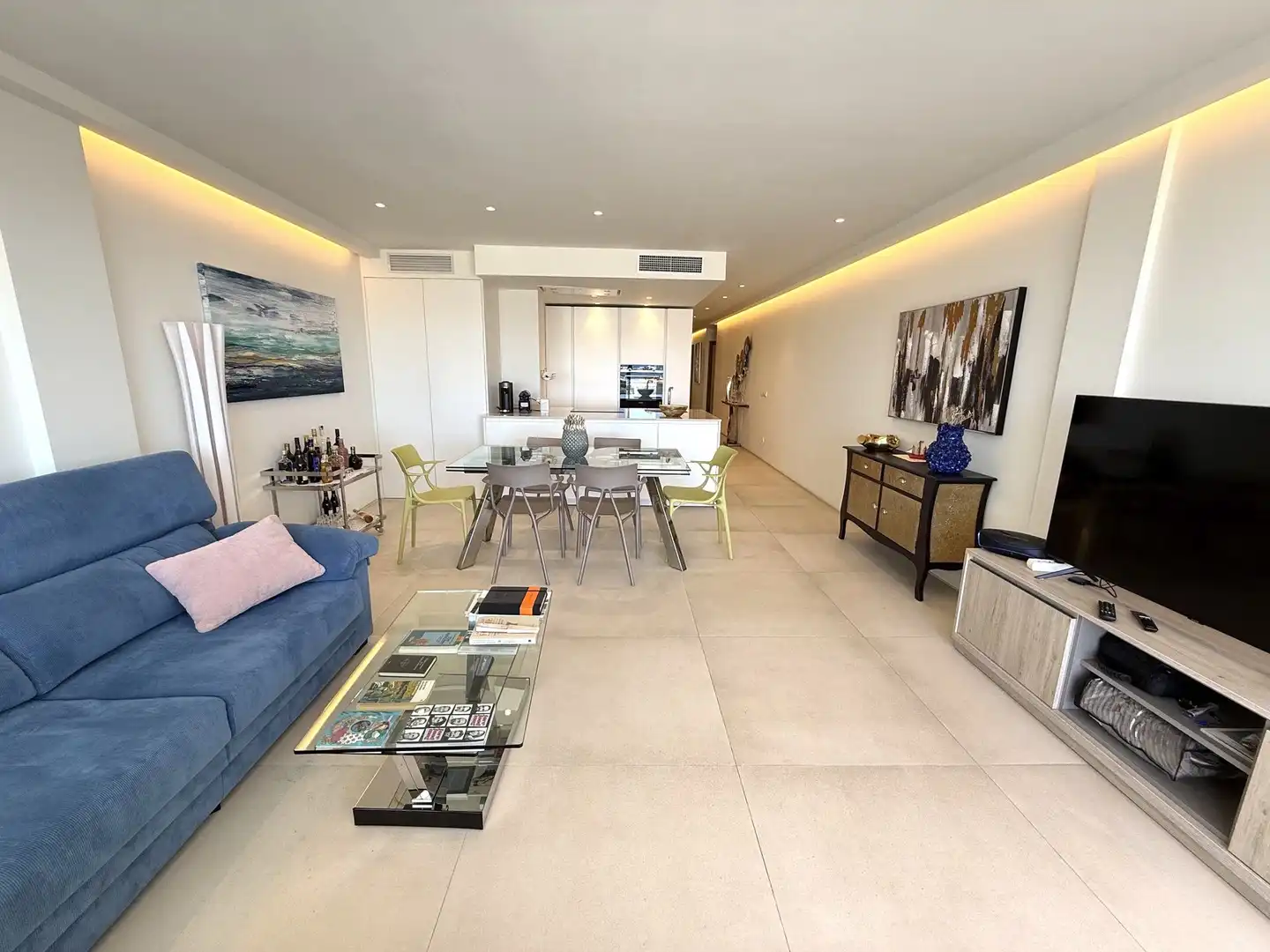 Living room of Apartments for sale in Eivissa  with Air Conditioner, Heating and Private garden