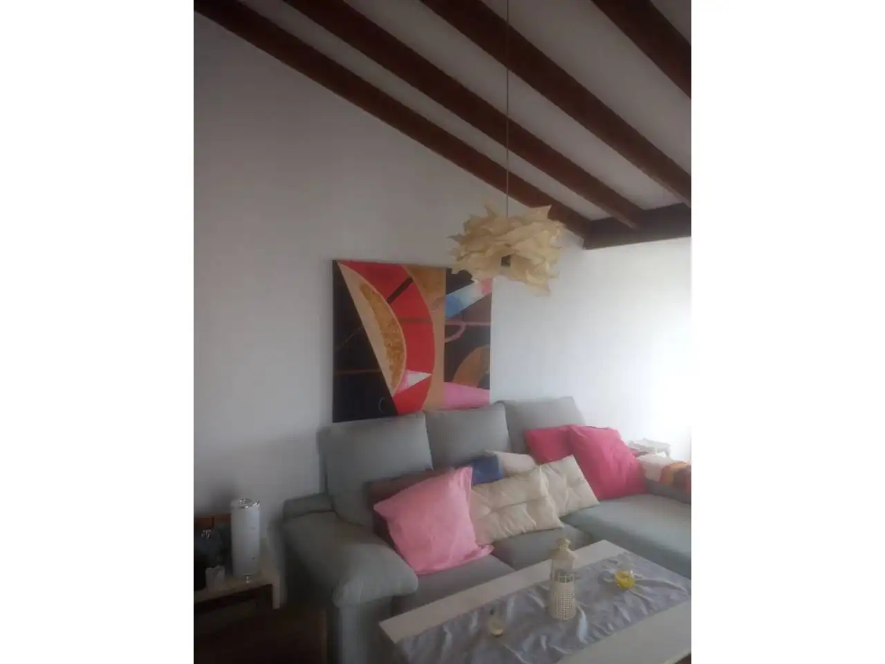 Wohnzimmer von Wohnung zum Verkauf in Santa Pola mit Klimaanlage, Terrasse und Gemeinschaftspool