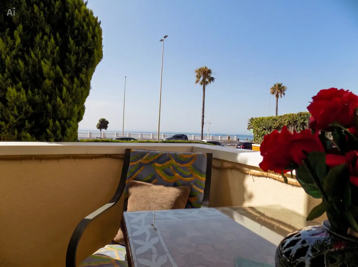 Terrasse von Wohnung zur Miete in Benalmádena mit Klimaanlage, Heizung und Möbliert