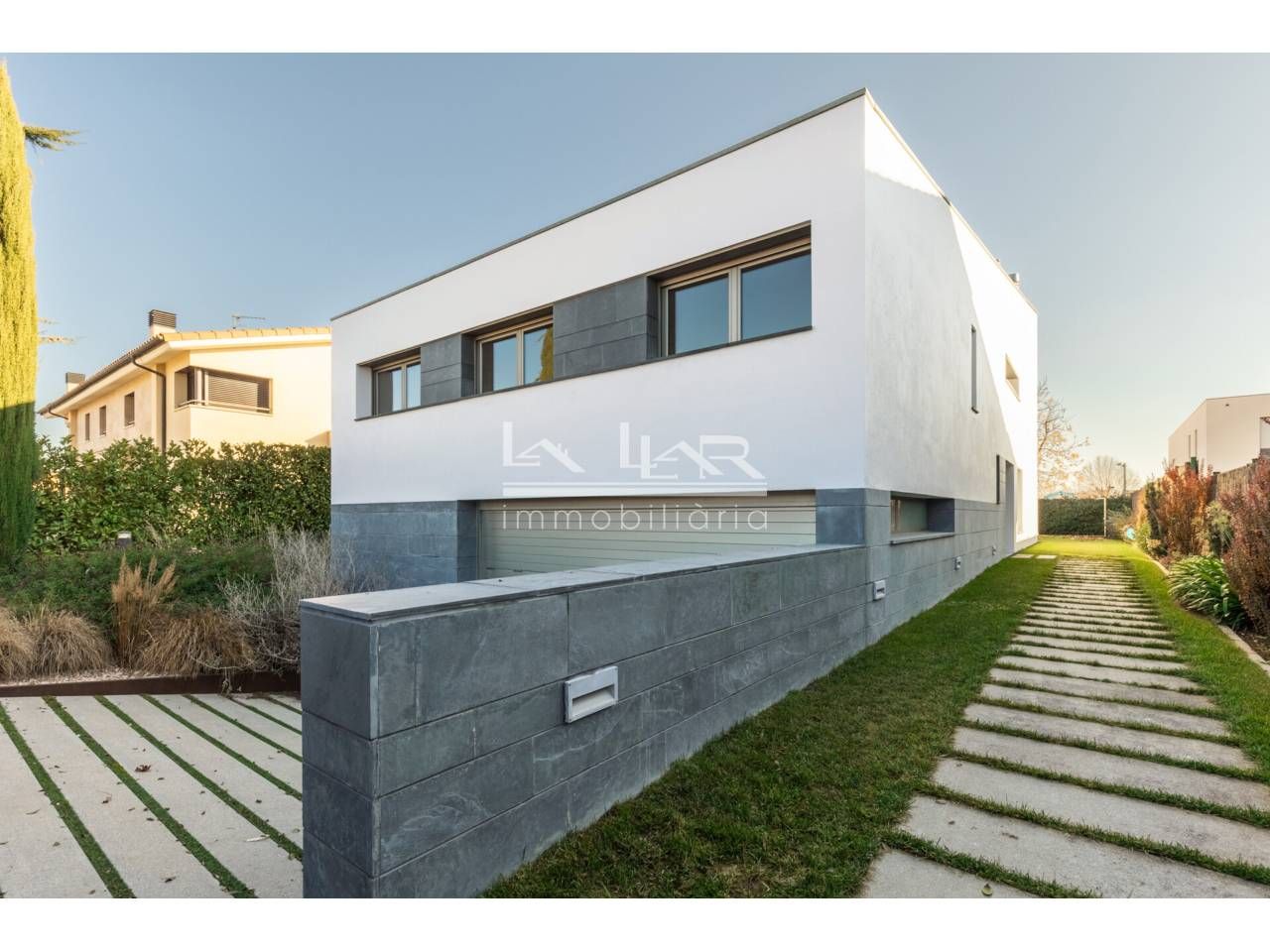 Vista exterior de Casa o xalet en venda en Gurb amb Aire condicionat, Calefacció i Jardí privat