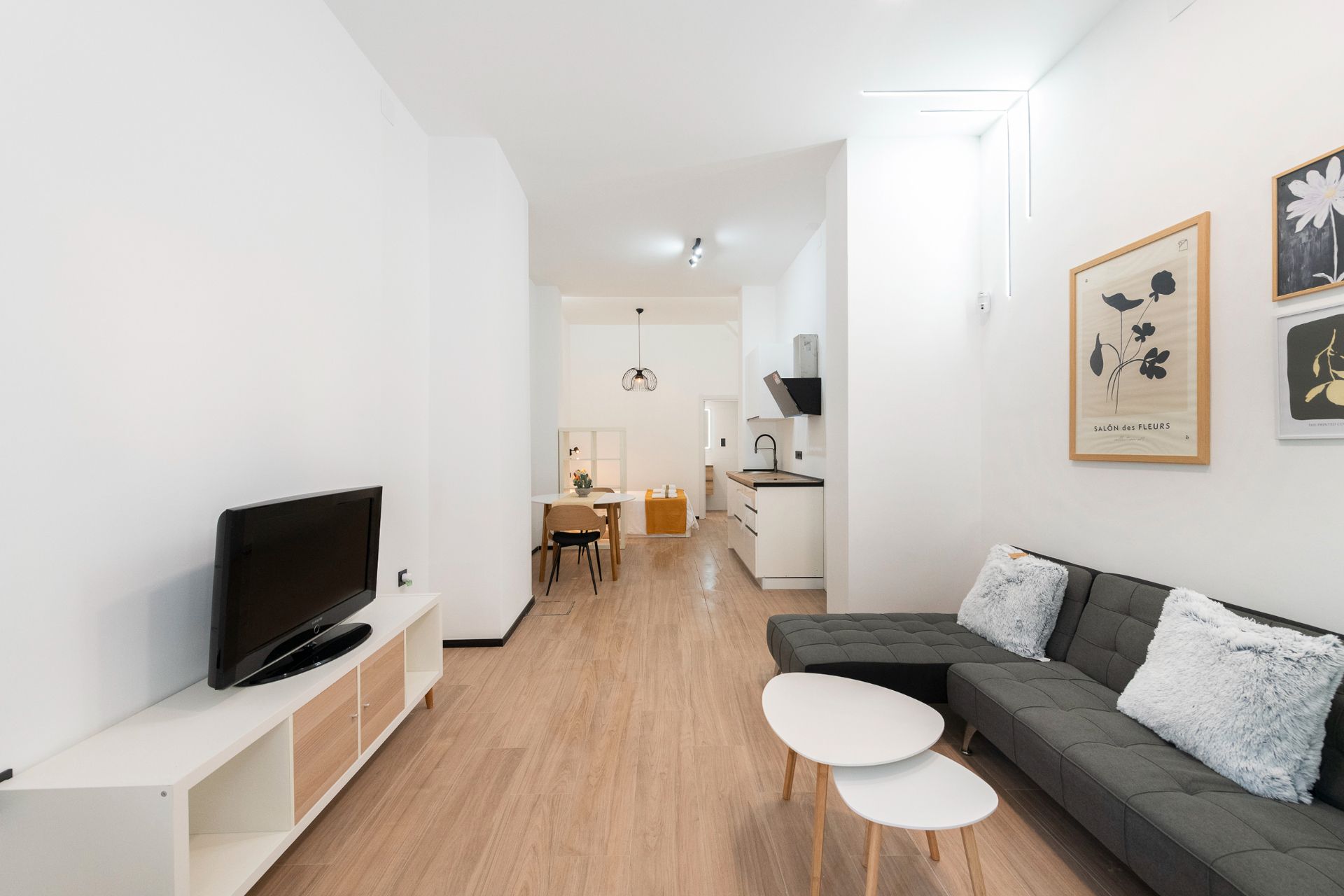 Sala d'estar de Estudi en venda en Málaga Capital amb Moblat