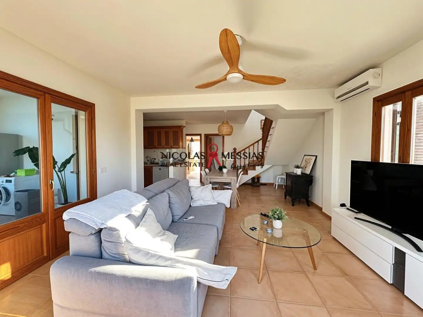 Sala de estar de Casa o chalet de alquiler en Artà con Aire acondicionado, Calefacción y Terraza
