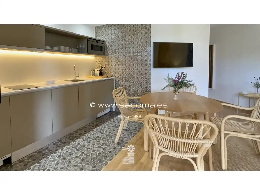 Cocina de Apartamento en venta en Son Servera con Aire acondicionado, Jardín privado y Terraza