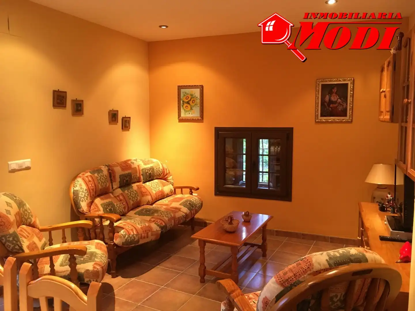 Sala de estar de Casa o chalet en venta en Albuñuelas con Jardín privado, Terraza y Piscina
