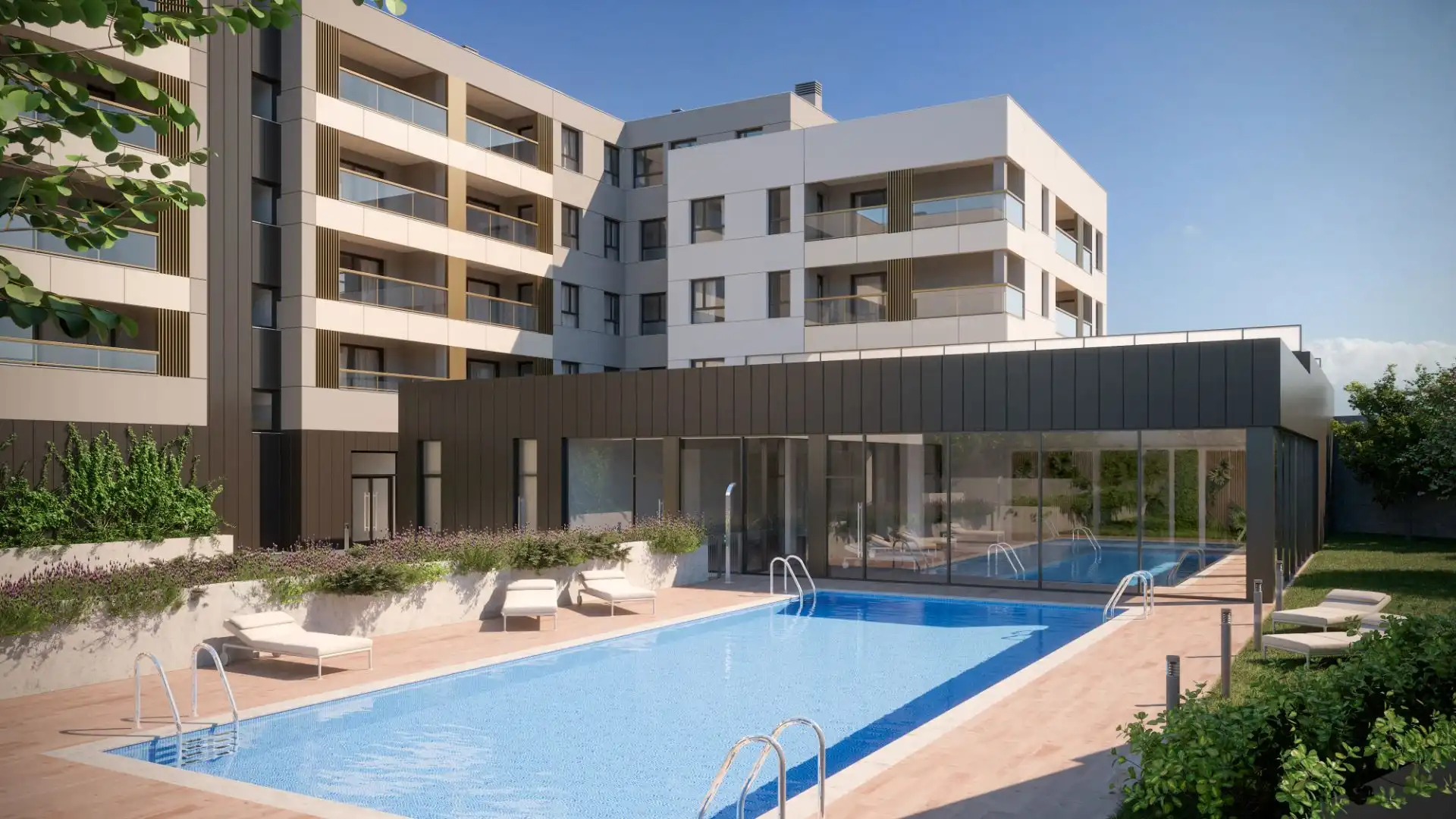 Swimming pool of Duplexes for sale in Zaragoza  with Private garden, Storage room and Community pool