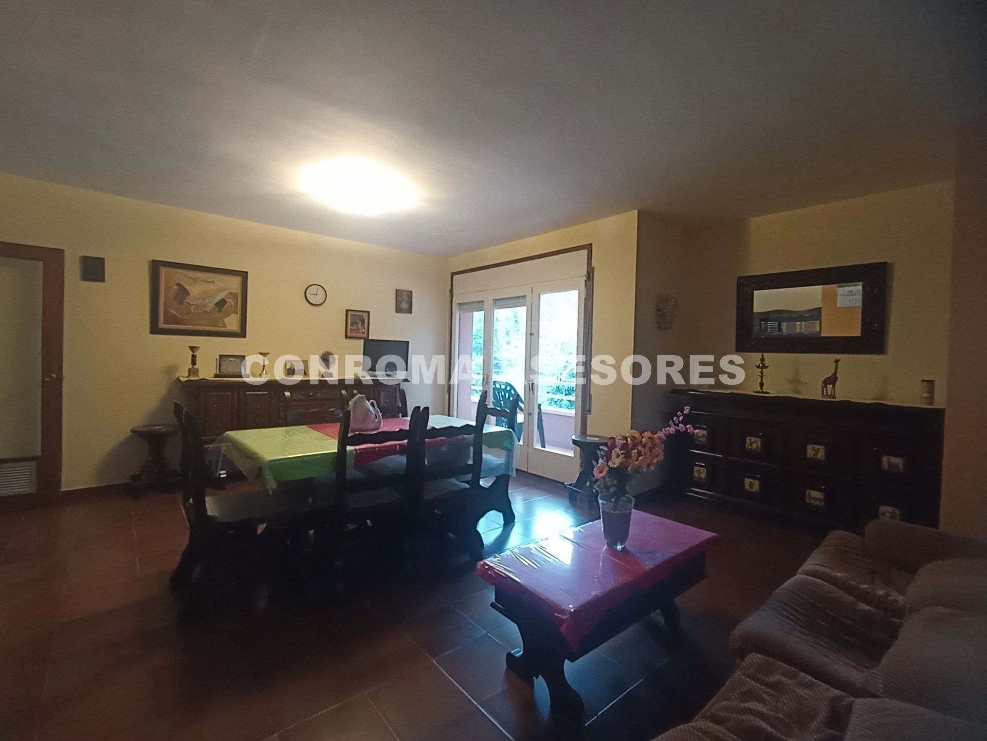 Esszimmer von Wohnung zum Verkauf in Hostalric mit Klimaanlage, Heizung und Balkon