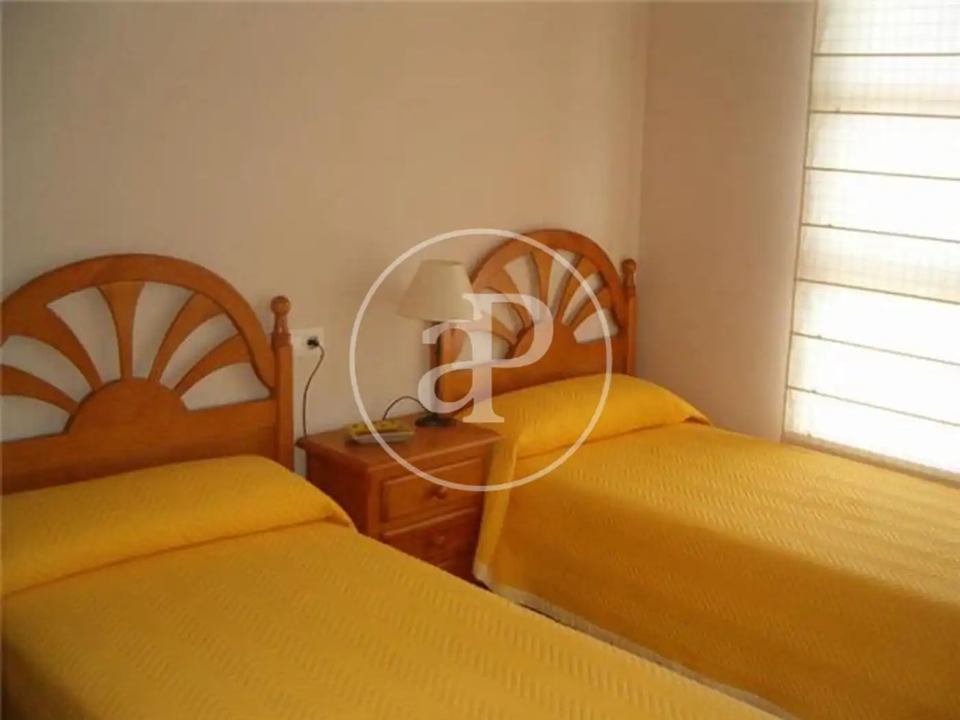 Schlafzimmer von Wohnung zur Miete in Jávea / Xàbia mit Klimaanlage, Heizung und Privatgarten