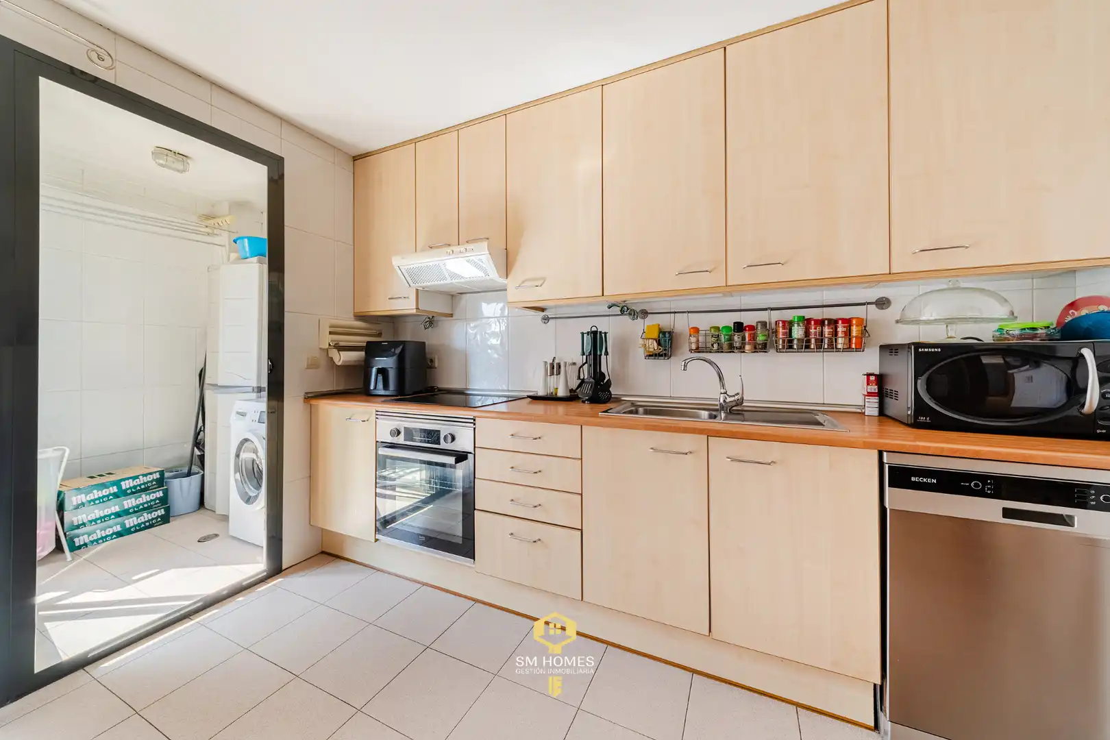 Küche von Wohnung zum Verkauf in Coslada mit Klimaanlage, Heizung und Terrasse