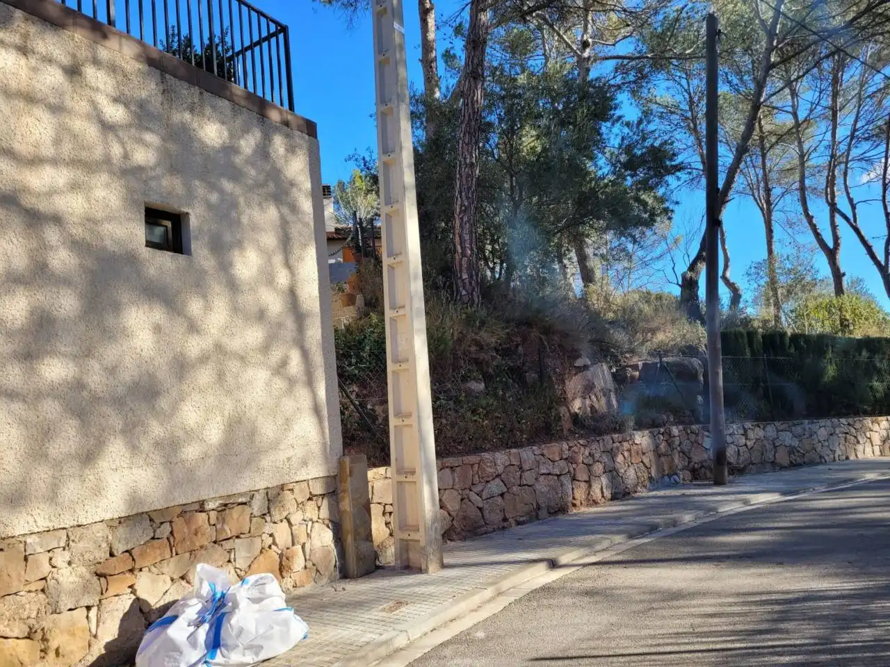 Vista exterior de Casa o xalet en venda en Vacarisses amb Aire condicionat, Jardí privat i Piscina