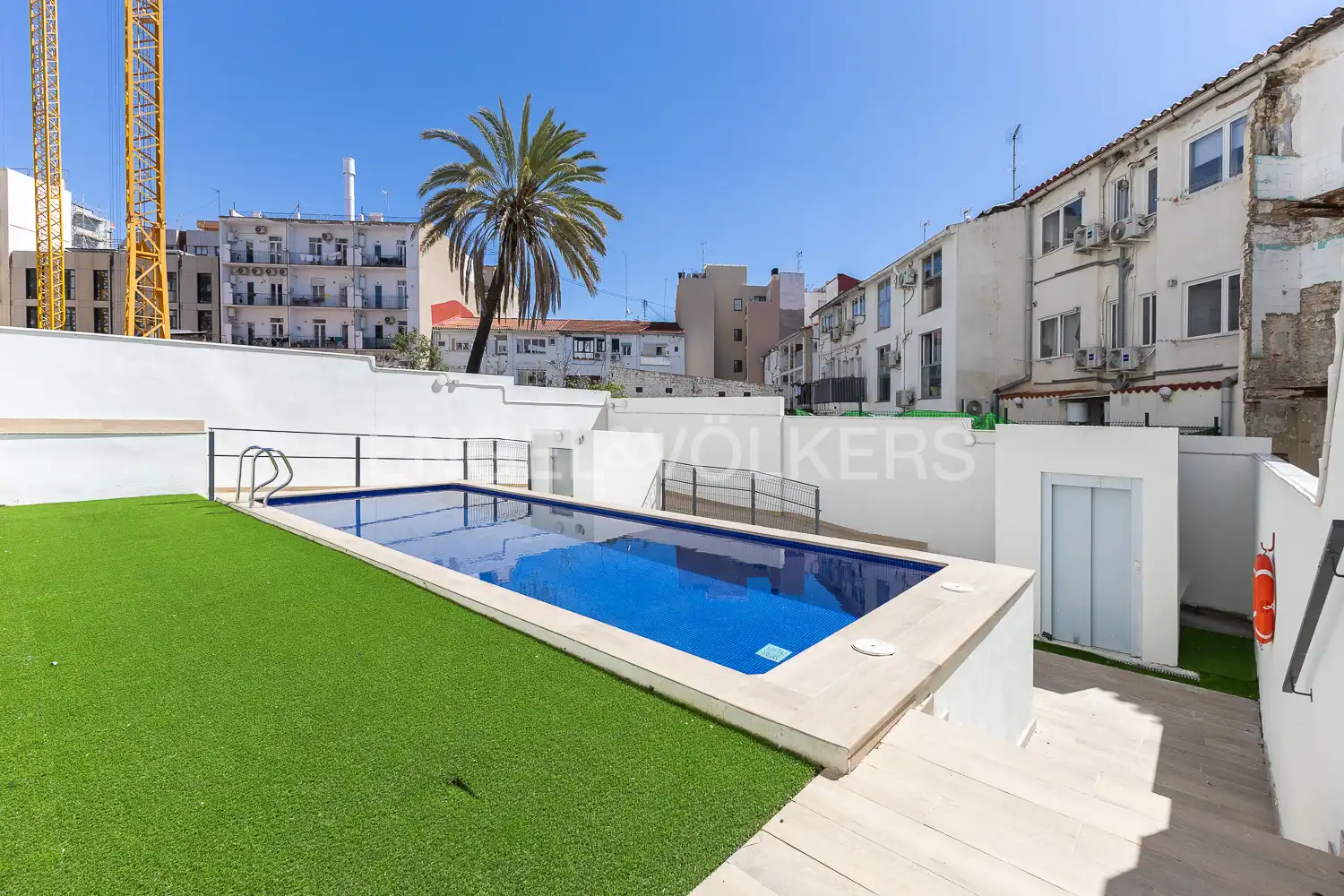 Vista exterior de Piso de alquiler en Valencia con Aire acondicionado, Calefacción y Parquet
