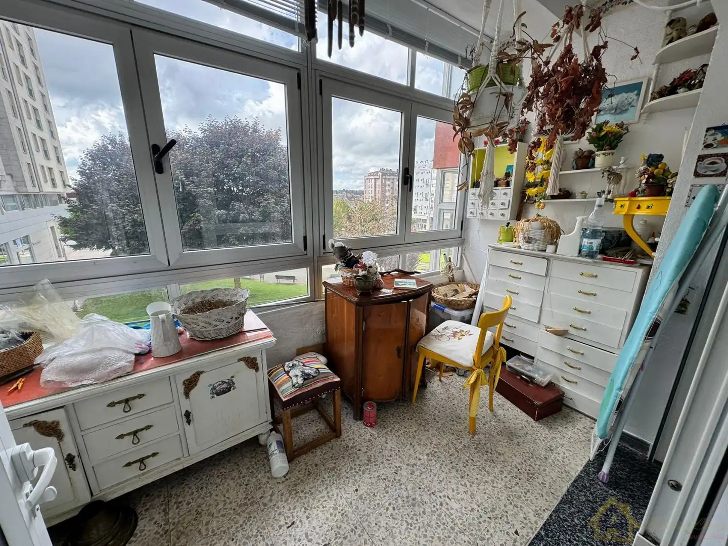 Cocina de Piso en venta en Lugo con Calefacción, Parquet y Terraza