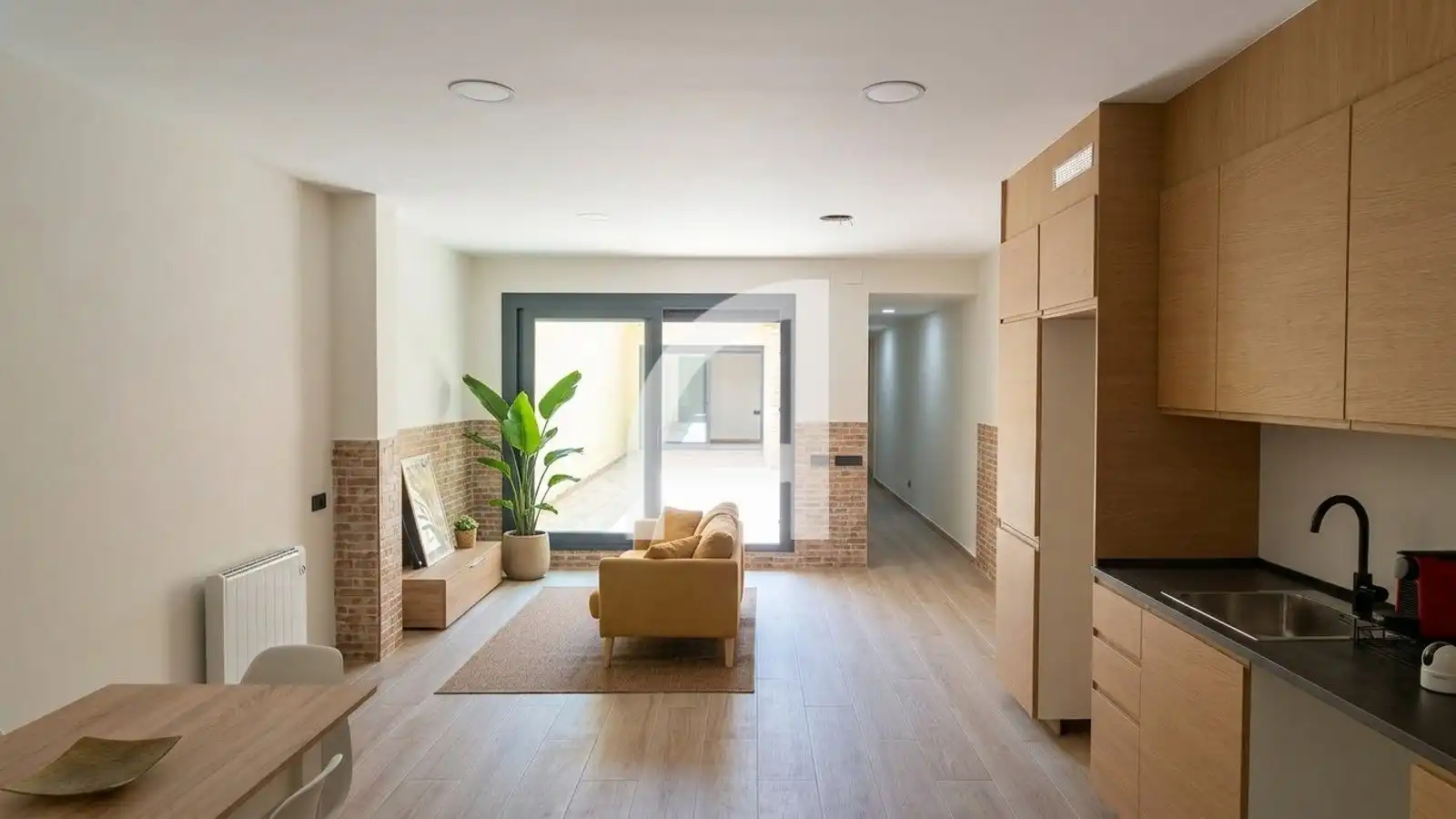 Sala de estar de Piso en venta en Terrassa con Calefacción y Terraza