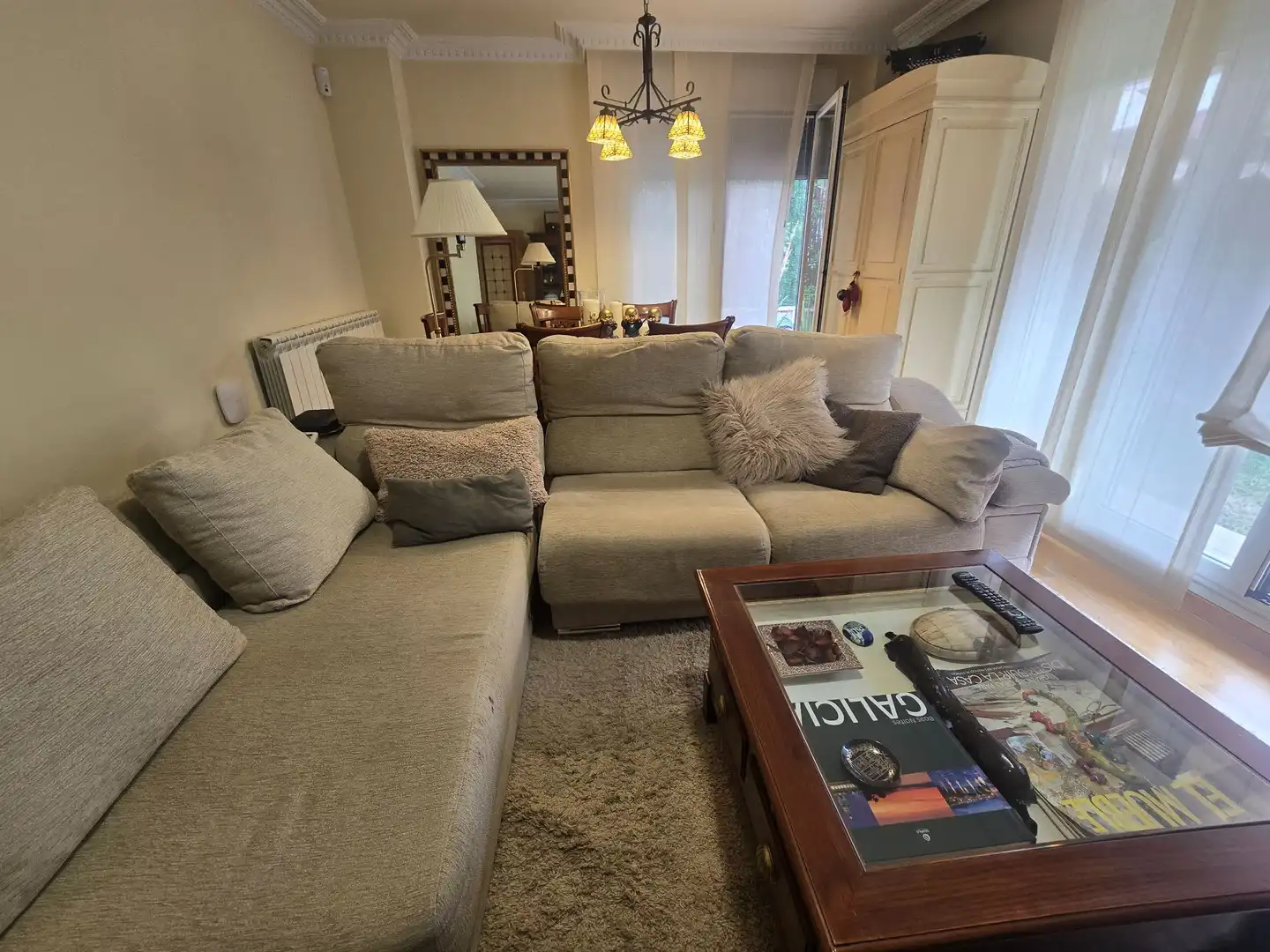 Sala d'estar de Apartament en venda en Villamediana de Iregua amb Calefacció, Jardí privat i Terrassa