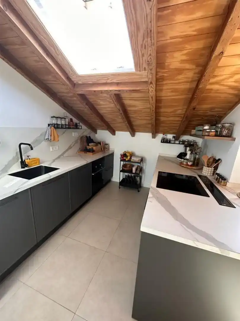 Cocina de Ático de alquiler en Málaga con Aire acondicionado y Amueblado