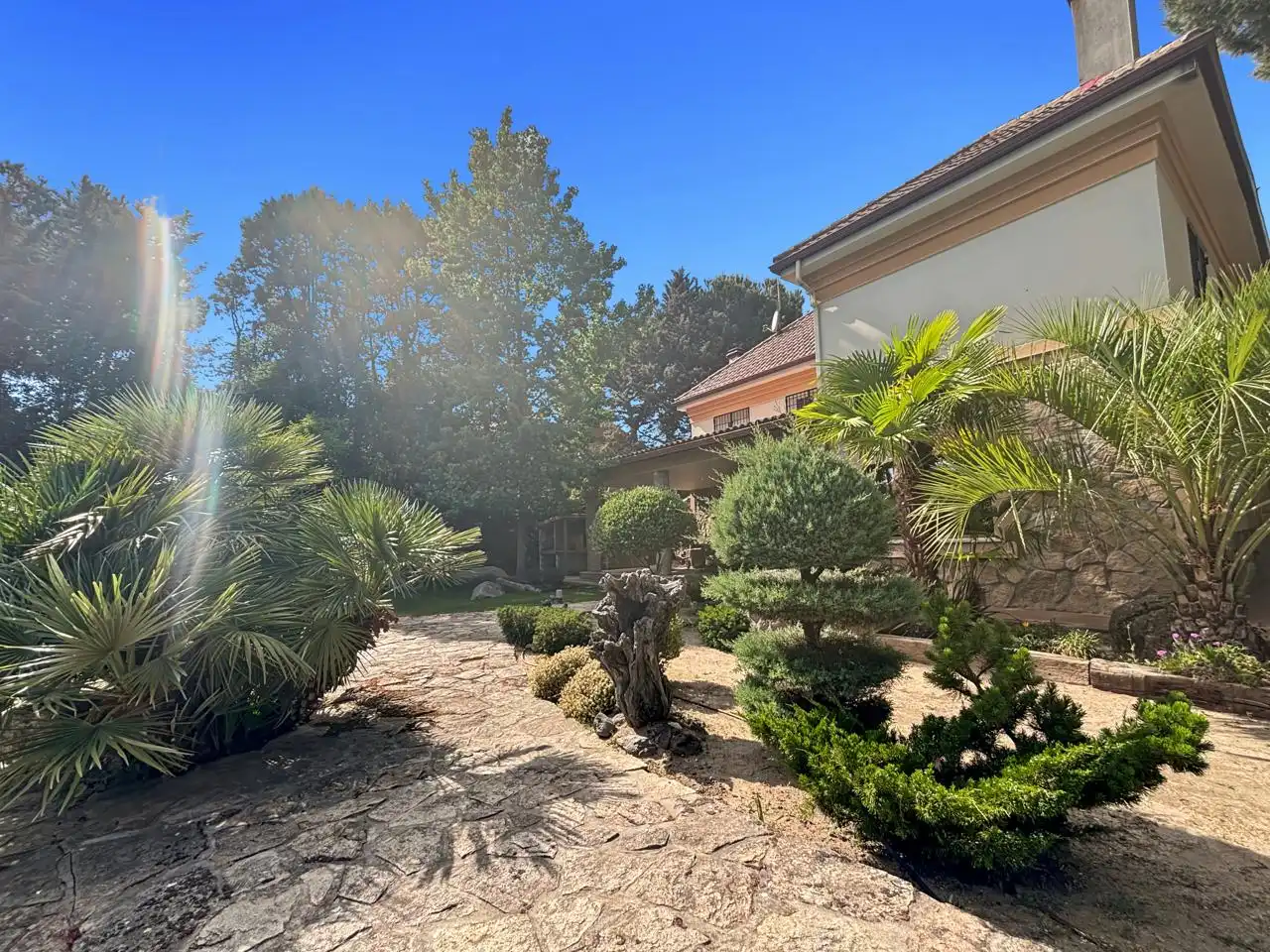 Jardí de Casa o xalet en venda en Galapagar amb Calefacció, Jardí privat i Parquet