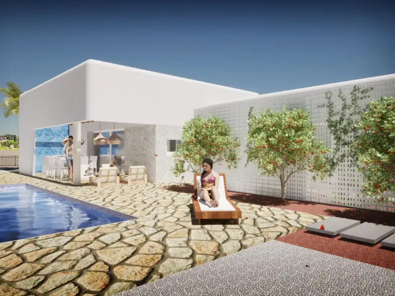 Terraza de Casa o chalet en venta en L'Alfàs del Pi con Piscina