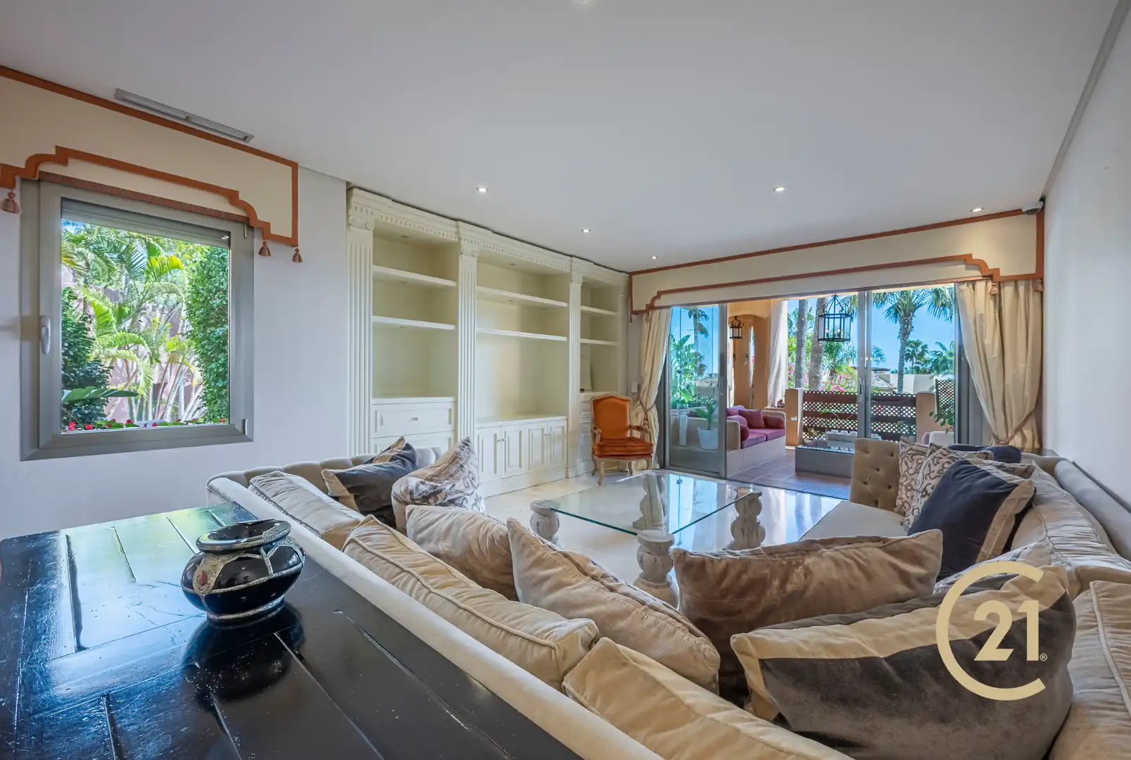Sala de estar de Apartamento en venta en Marbella con Aire acondicionado, Terraza y Trastero
