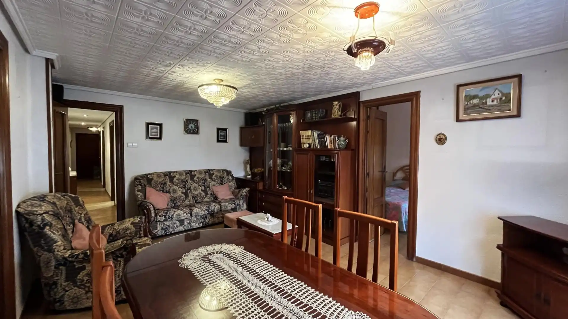 Sala d'estar de Apartament de lloguer en Valencia amb Moblat
