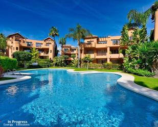 Exterior view of Attic for sale in Estepona  with Air Conditioner, Terrace and Swimming Pool