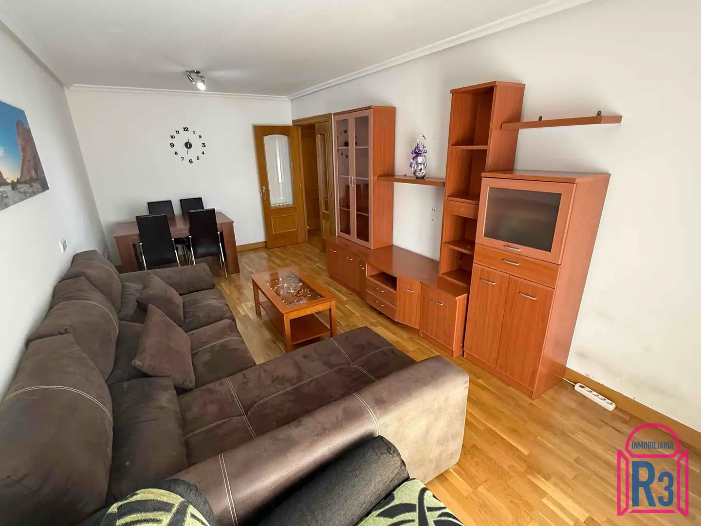 Sala de estar de Apartamento de alquiler en San Andrés del Rabanedo con Calefacción, Terraza y Trastero
