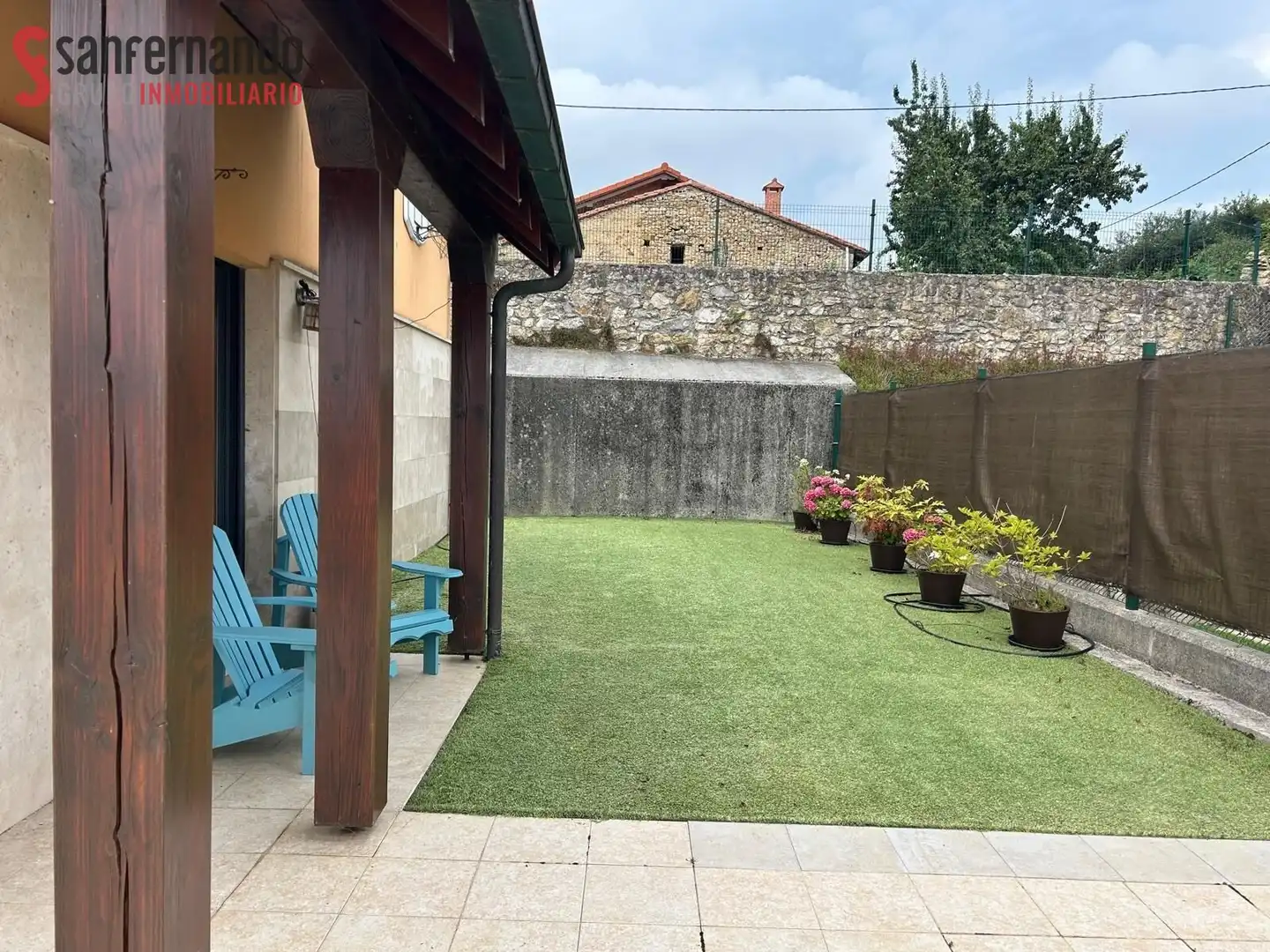 Terraza de Casa o chalet de alquiler en Santillana del Mar con Calefacción, Jardín privado y Terraza