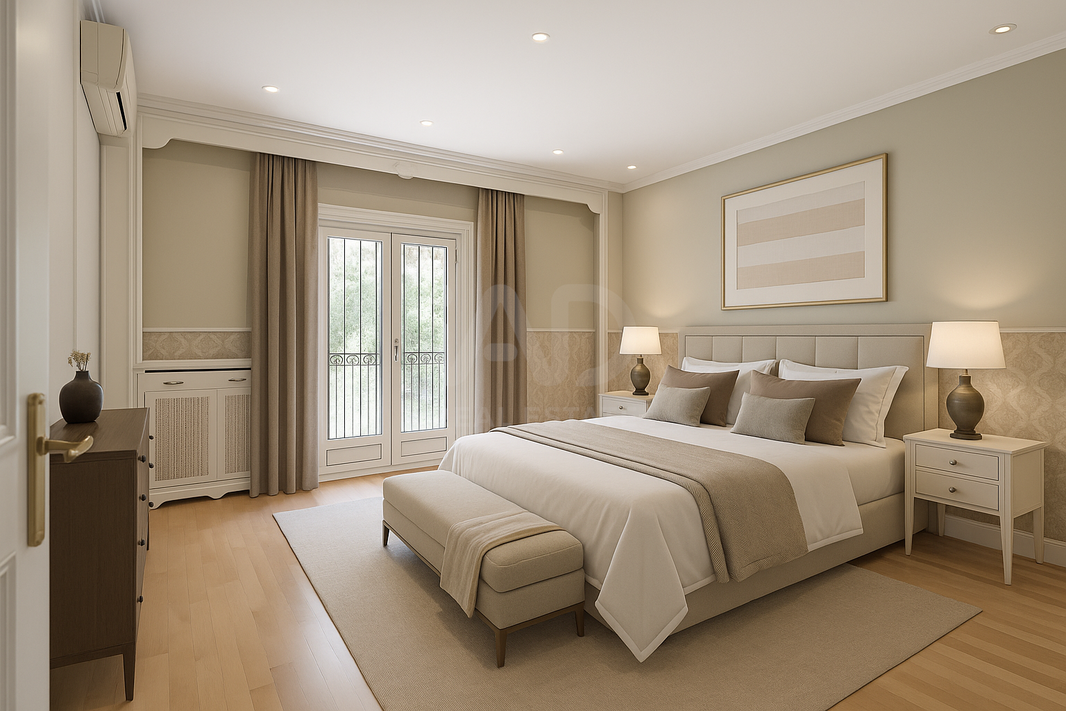 Bedroom of House or chalet to rent in  Madrid Capital