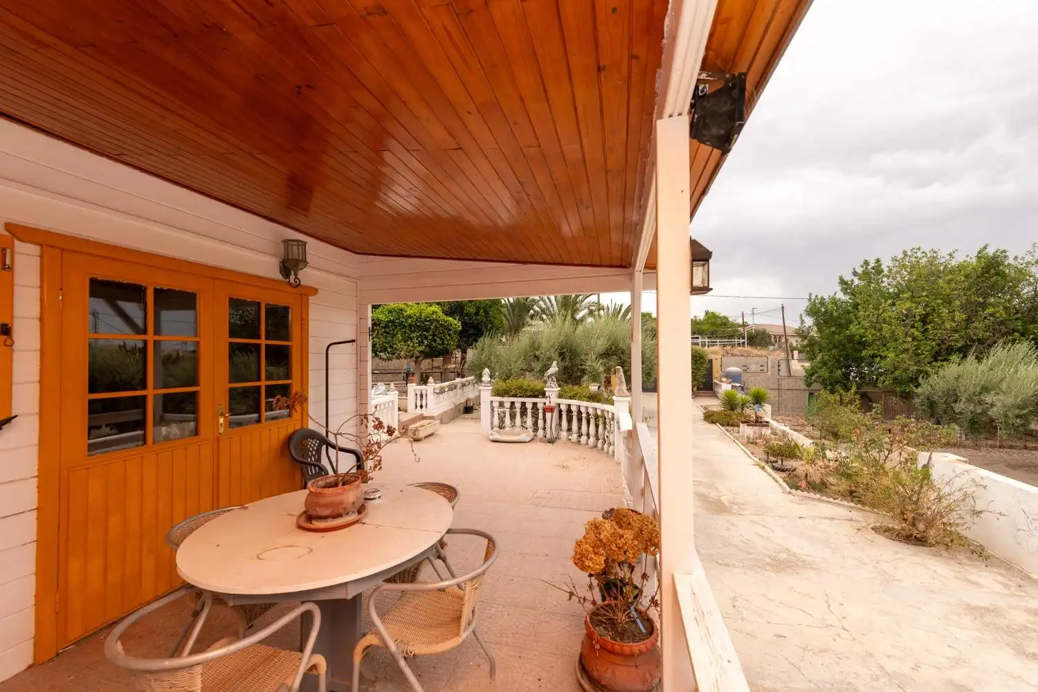 Terrassa de Casa o xalet en venda en Alicante / Alacant amb Aire condicionat, Calefacció i Jardí privat