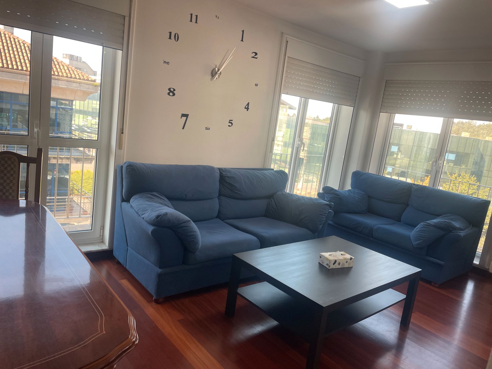 Sala d'estar de Pis de lloguer en Santiago de Compostela  amb Moblat