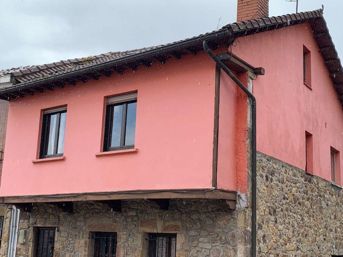 Exterior view of Single-family semi-detached for sale in Cabranes  with Parquet flooring, Storage room and Furnished
