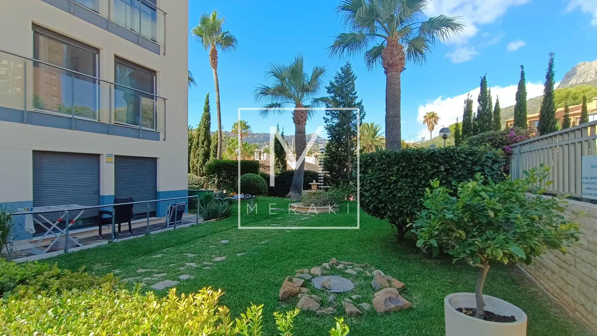 Exterior view of Flat for sale in Calpe / Calp  with Air Conditioner, Heating and Private garden