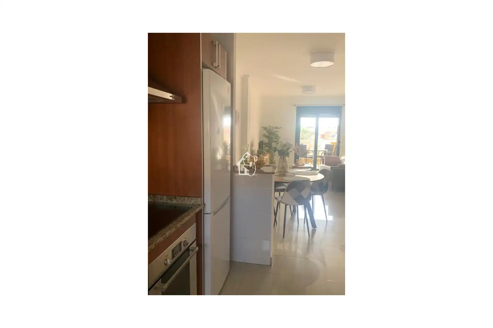 Cocina de Apartamento de alquiler en Rojales con Aire acondicionado, Jardín privado y Terraza