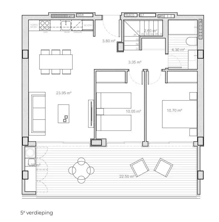 Ático en venta en Villajoyosa / La Vila Joiosa con Aire acondicionado, Calefacción y Jardín privado