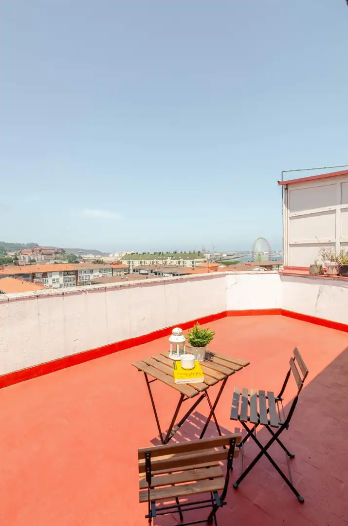Terraza de Ático en venta en Gijón  con Calefacción, Terraza y Balcón