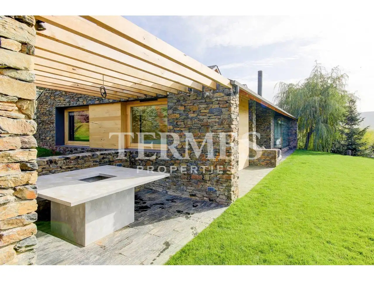 Terrasse von Haus oder Chalet zur Miete in Bolvir, Girona