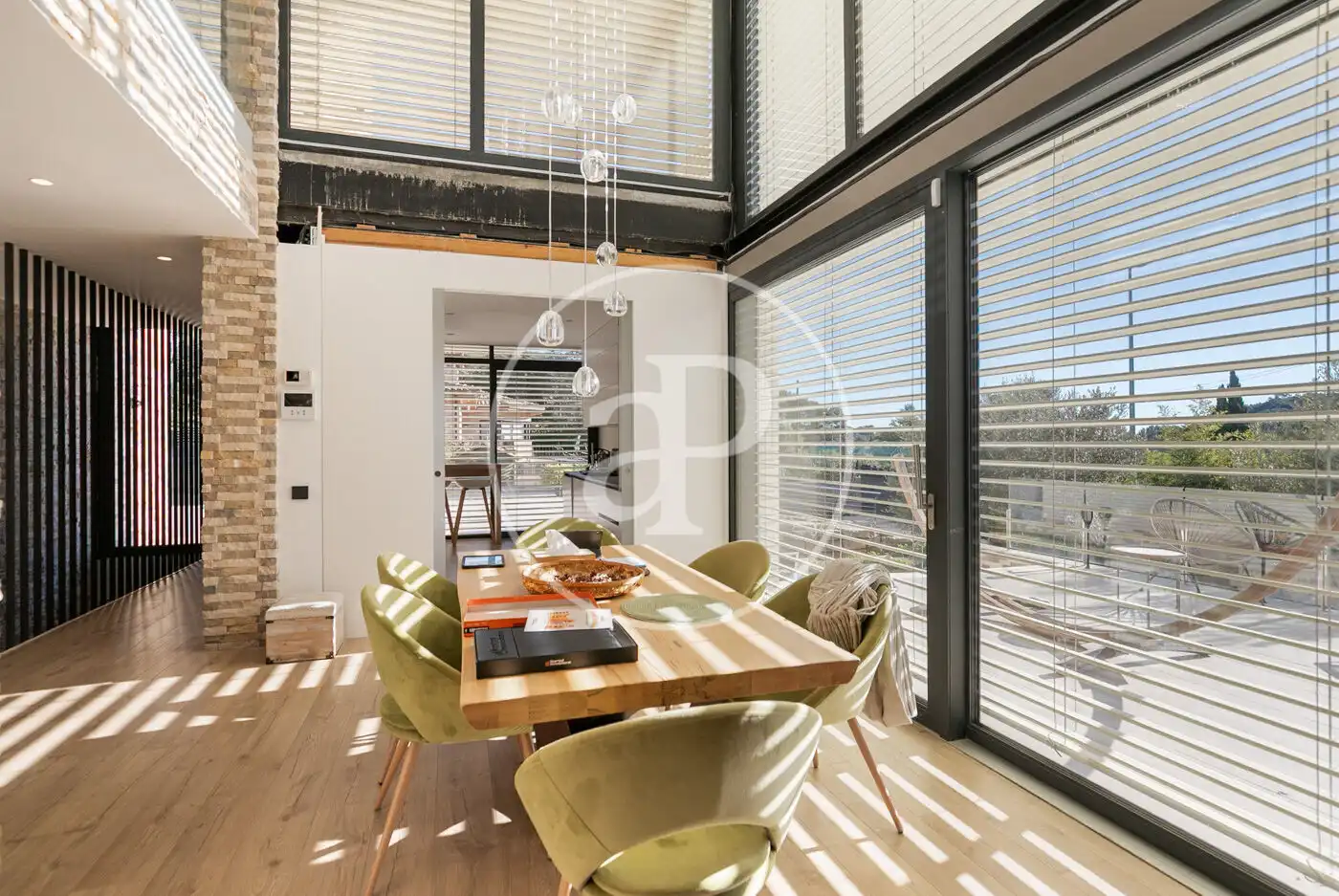 Dining room of Houses for sale in Begues  with Air Conditioner, Heating and Private garden