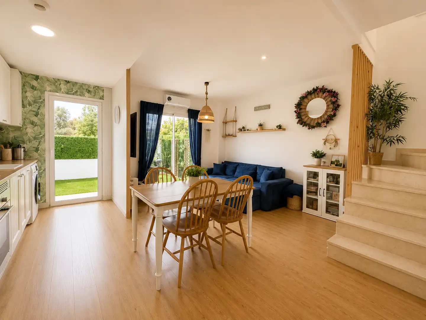 Comedor de Casa adosada en venta en Villaviciosa de Odón con Aire acondicionado, Calefacción y Jardín privado