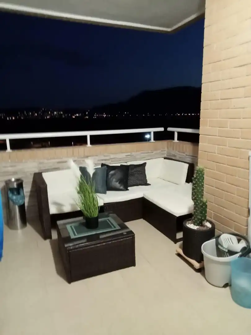 Terraza de Apartamento en venta en Oropesa del Mar / Orpesa con Aire acondicionado, Jardín privado y Terraza