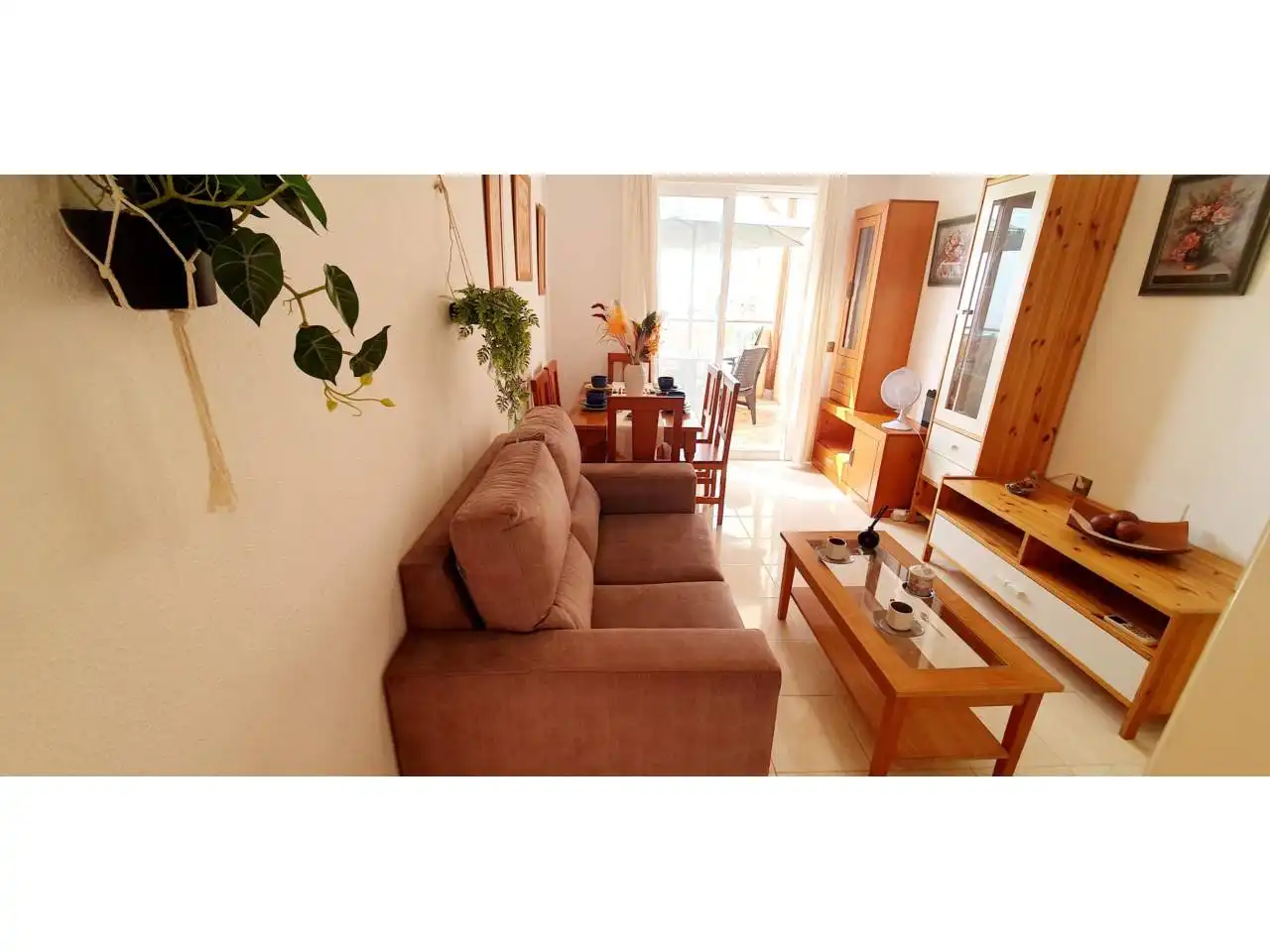 Sala d'estar de Apartament en venda en Vícar amb Aire condicionat, Calefacció i Terrassa